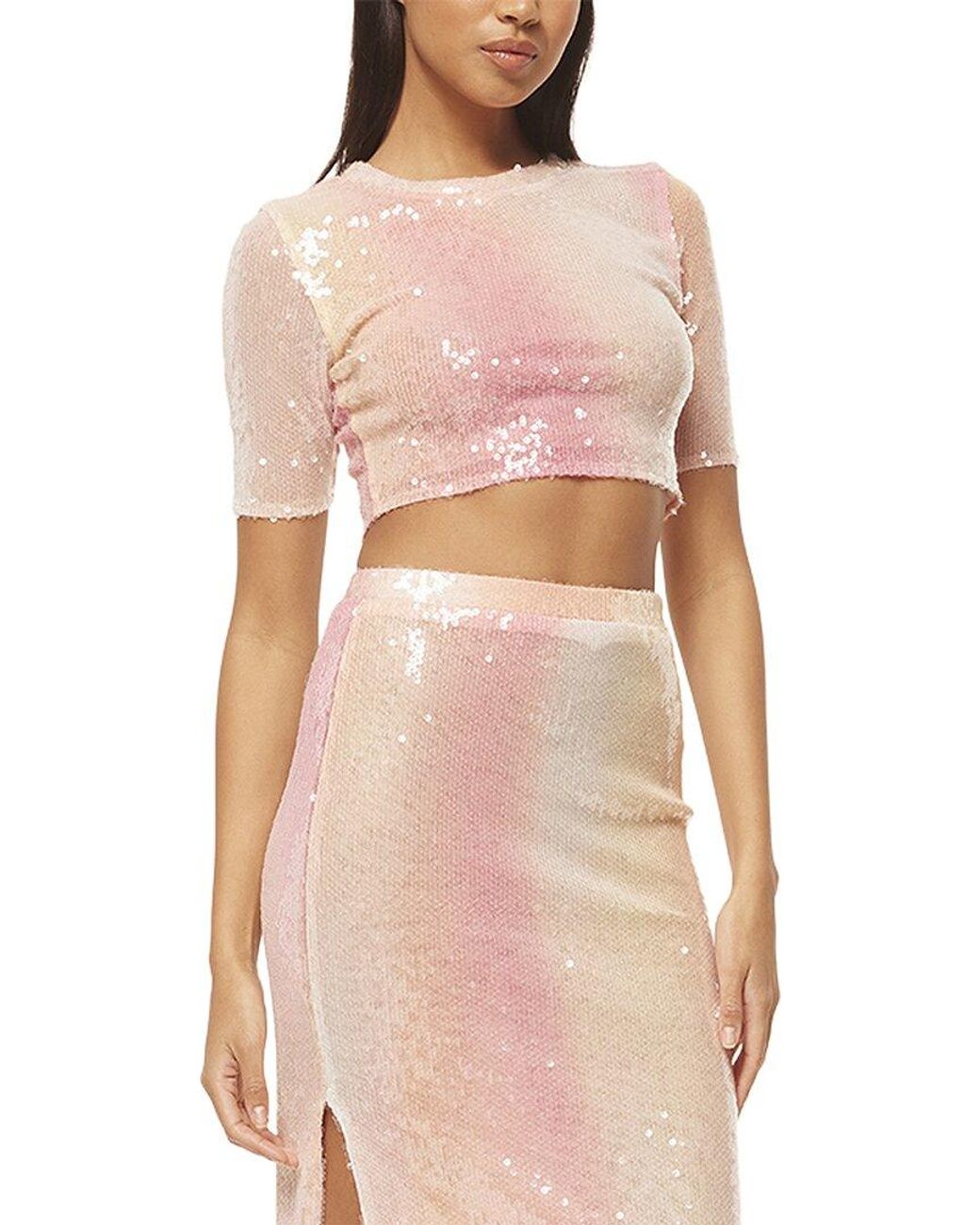 MISA Los Angles Pink Love Top