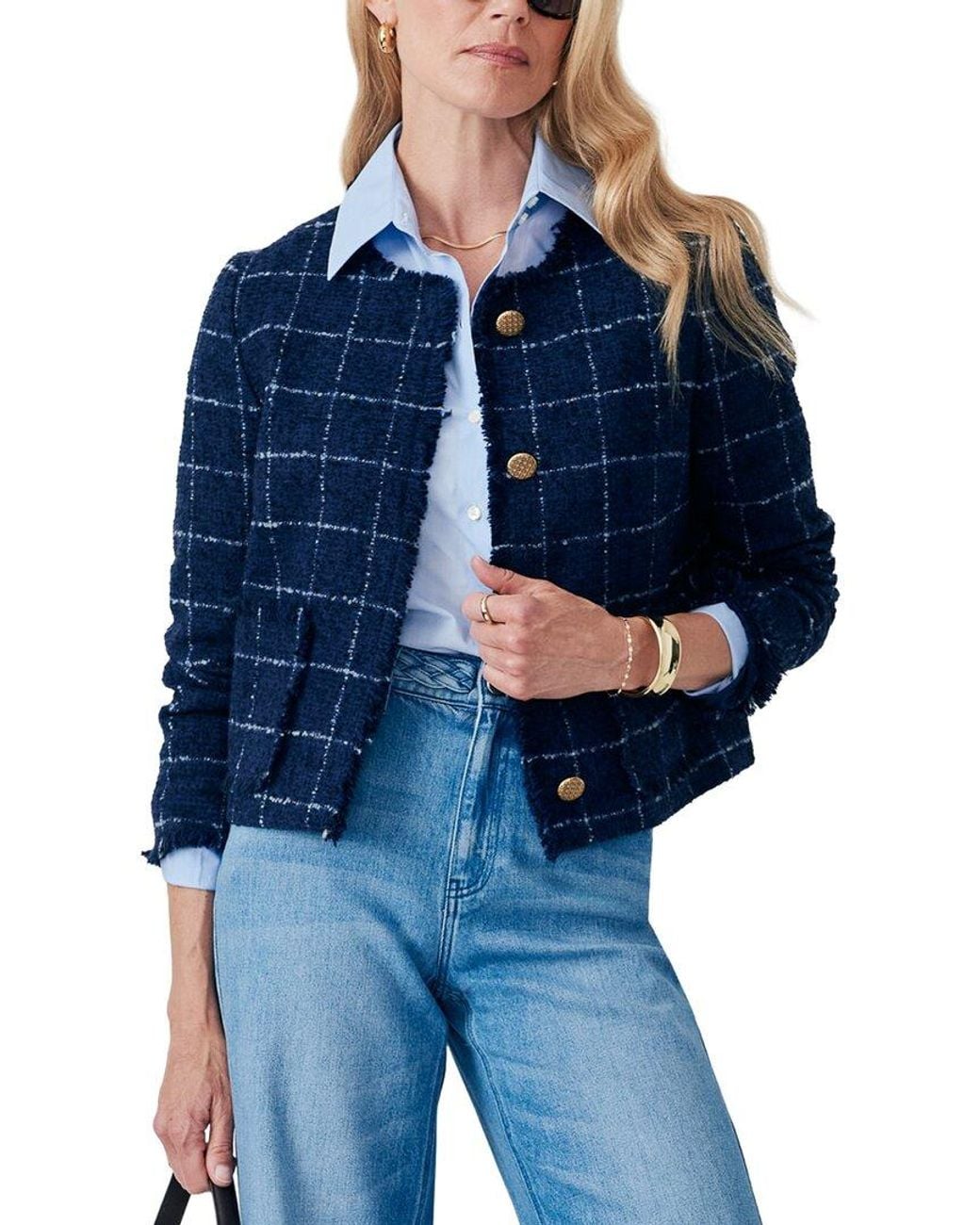 J.McLaughlin Blue Abigail Jacket
