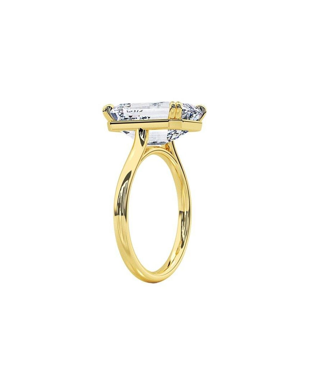 Lab Grown Diamonds White 14K.00 Ct. Tw. Lab-Grown Diamond Ring