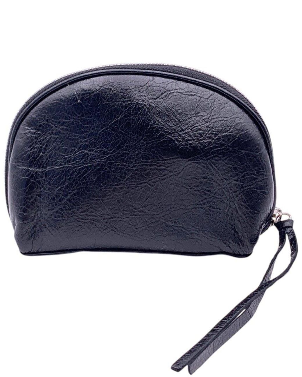 Balenciaga Blue Leather Le Cagole Clutch (Authentic Pre-Loved)