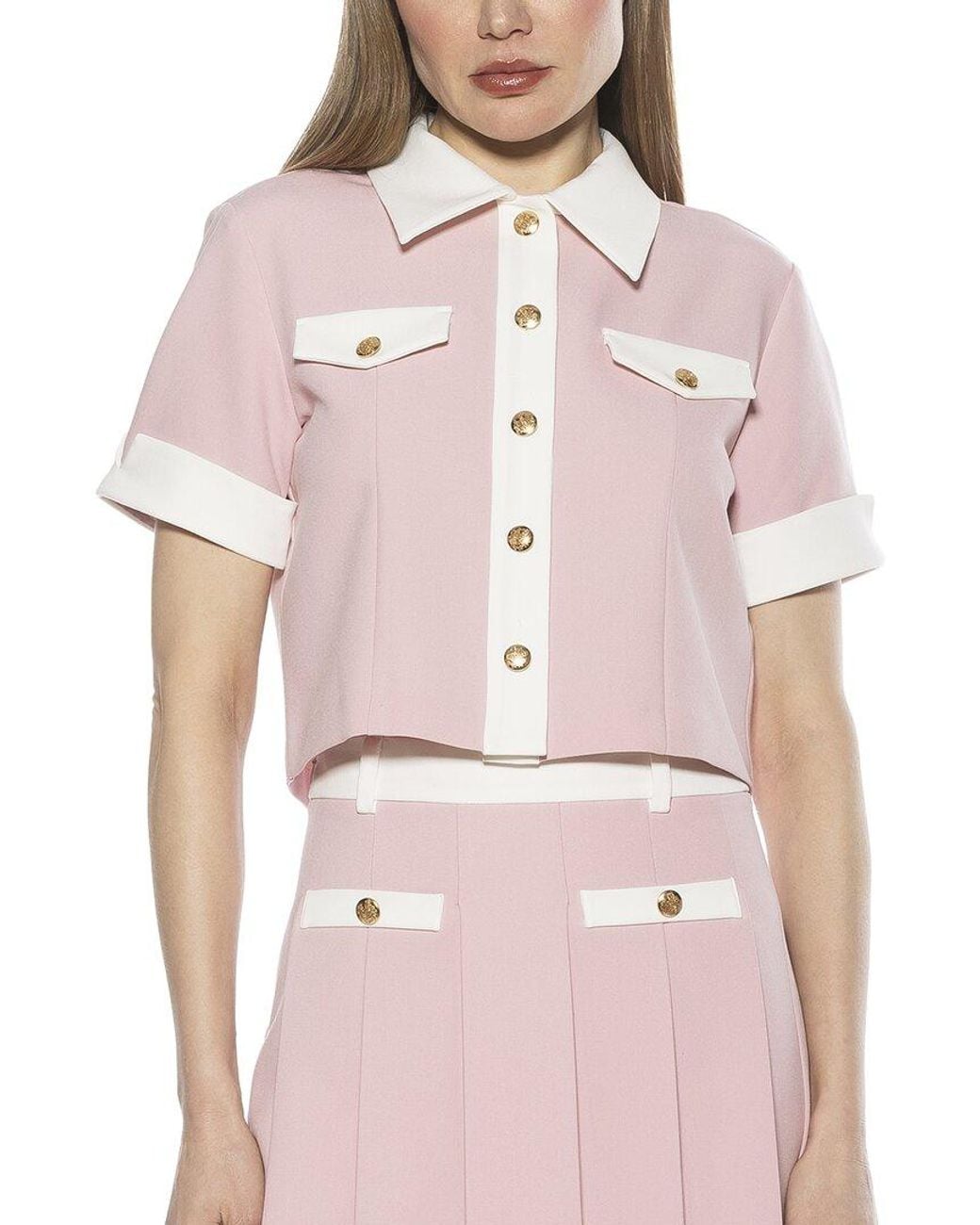Alexia Admor Pink Emery Top