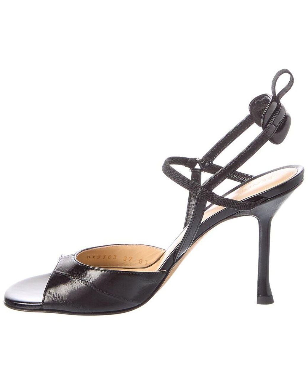 Fendi Metallic Very Colibri Leather Sandal