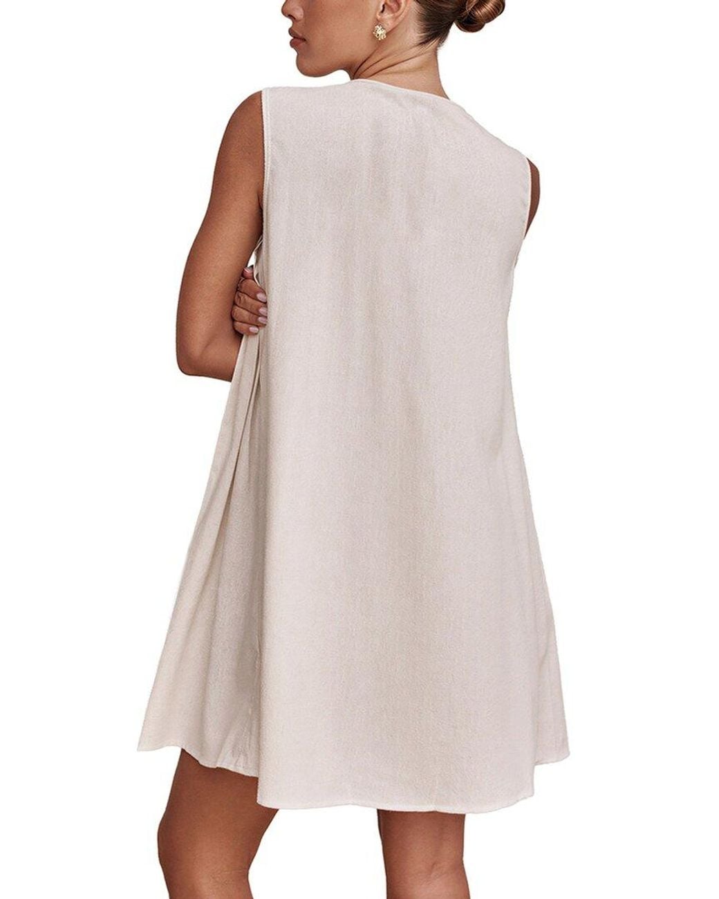 LEON GORI White Mini Dress