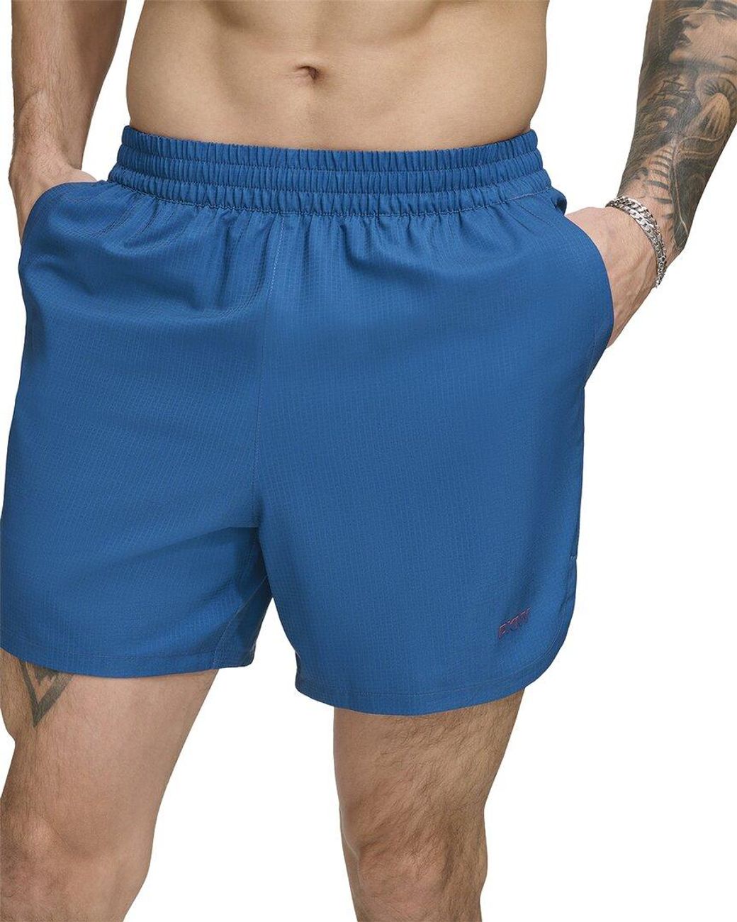 DKNY Blue Modern Euro Swim Trunk for men