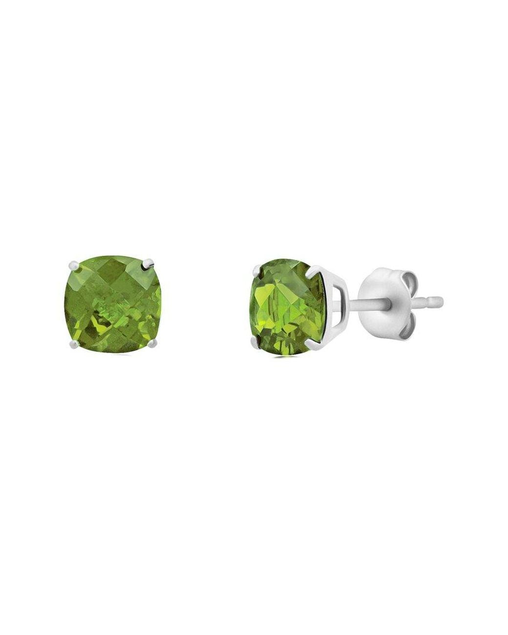 MaxColor Green 3.50 Ct. Tw. Peridot Studs