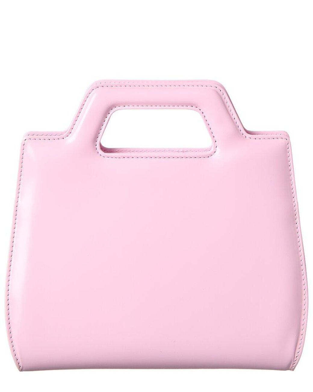 Ferragamo Pink Wanda Mini Leather Clutch