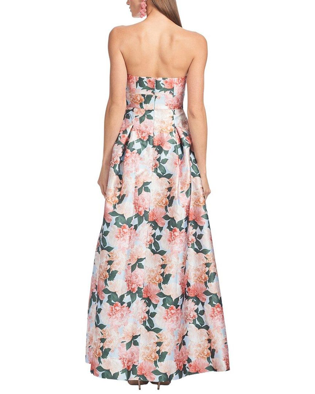 Sachin & Babi White Embellished Giovanna Gown