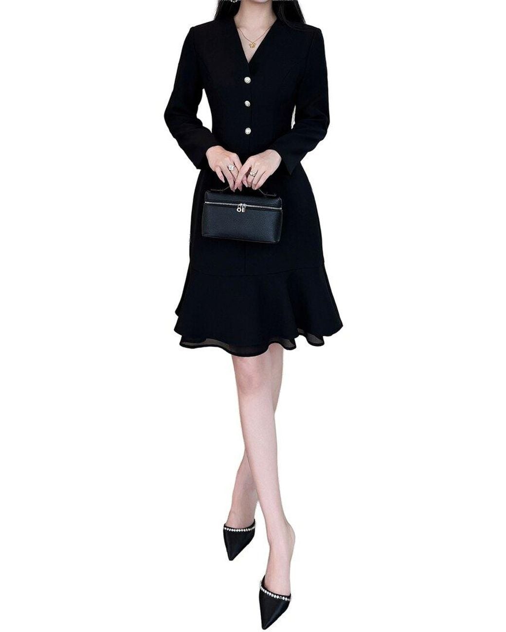 BRC By BURRYCO Black Mini Dress