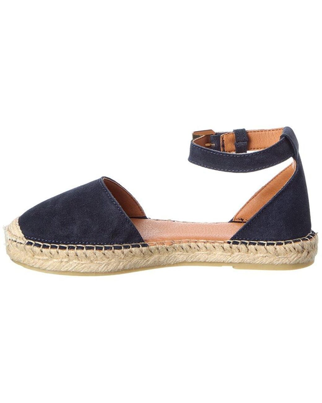 M by Bruno Magli Blue Sabella Suede Sandal