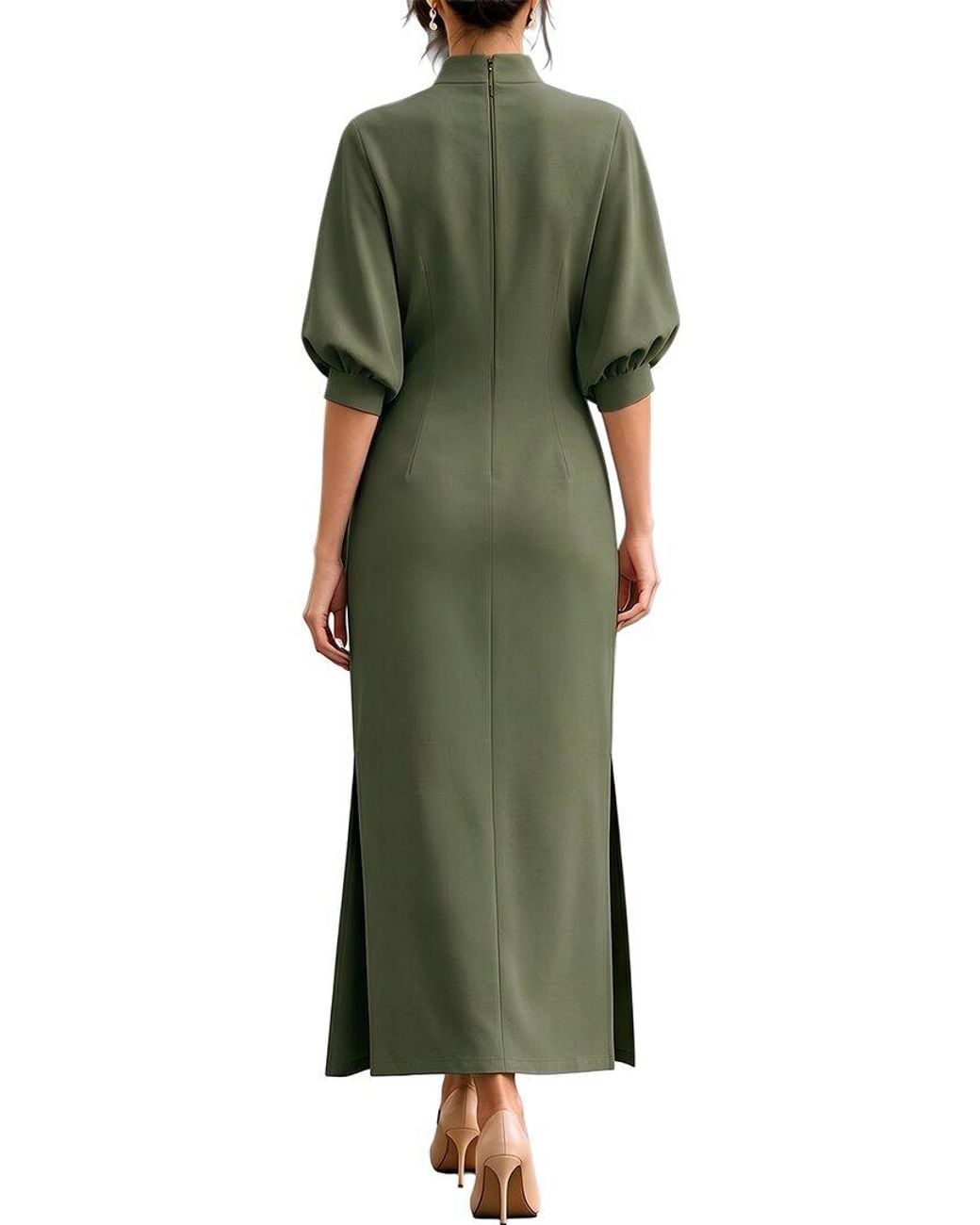 Olivia Taylor Green Maxi Dress
