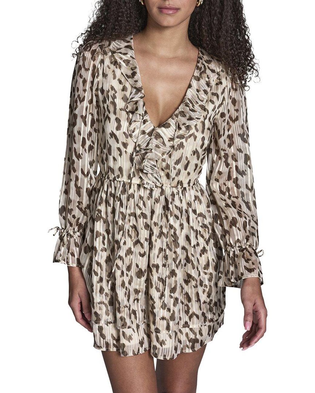 BCBGMAXAZRIA Natural Fit And Flare Dress
