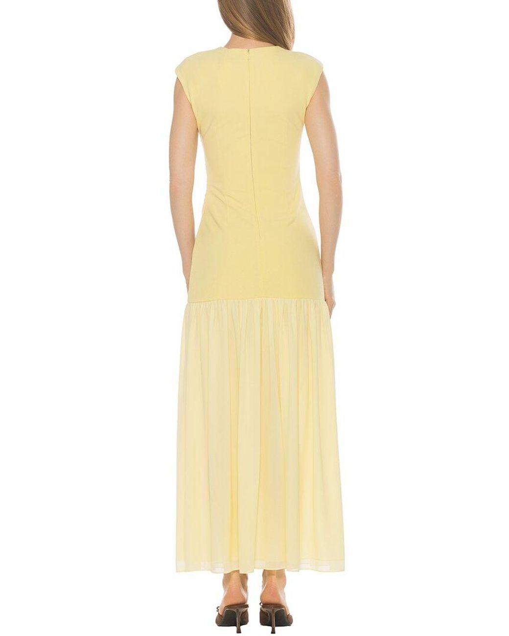Alexia Admor Yellow Caelen A-Line Dress