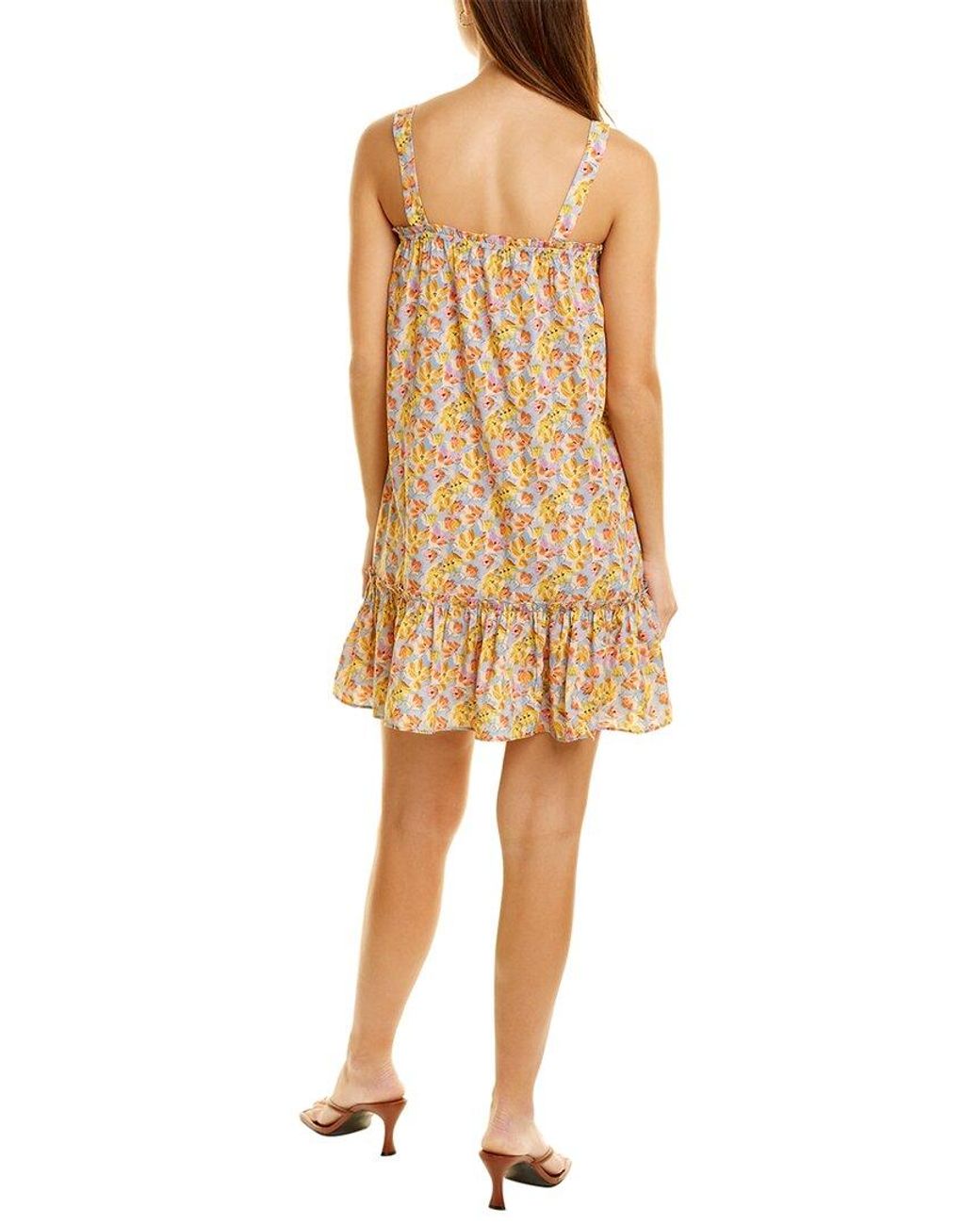 CELINA MOON White Mini Tank Dress