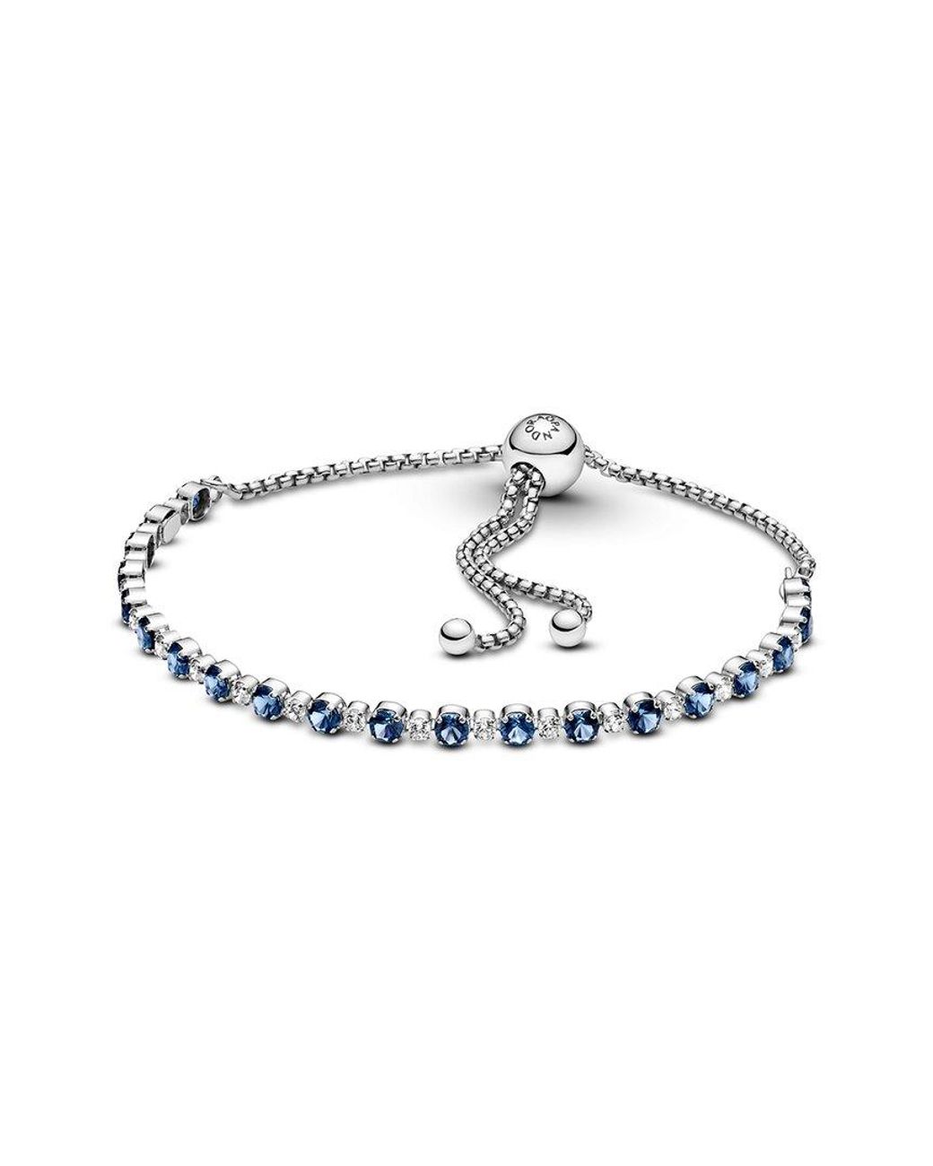 Pandora White Timeless Sparkle Slider Bracelet