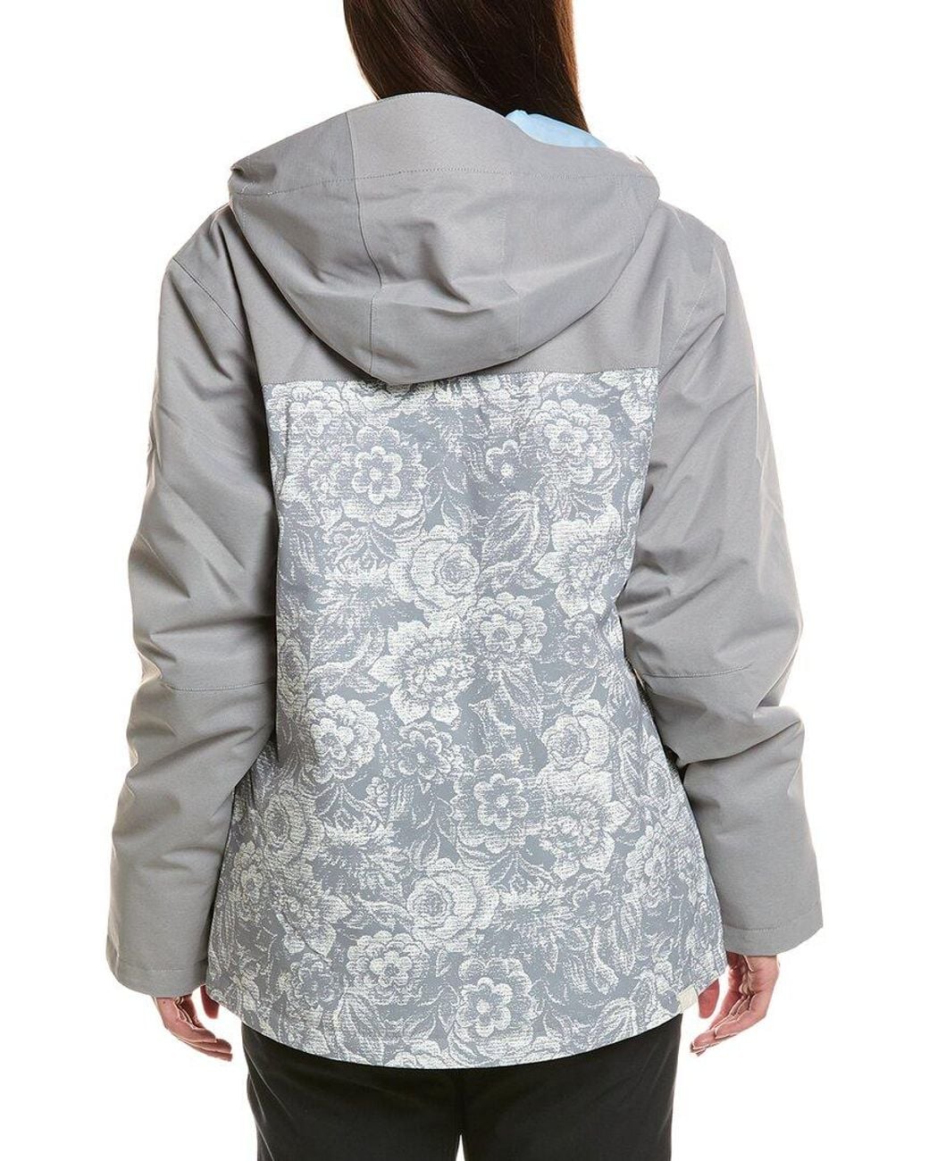 Roxy Gray Jetty Jacket Block