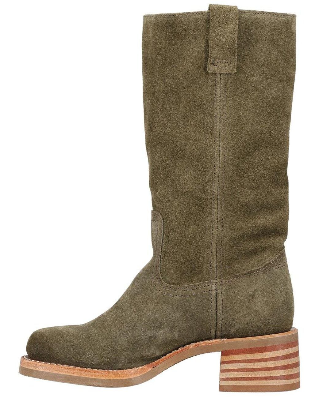 Frye Green Campus 12In Suede Boot