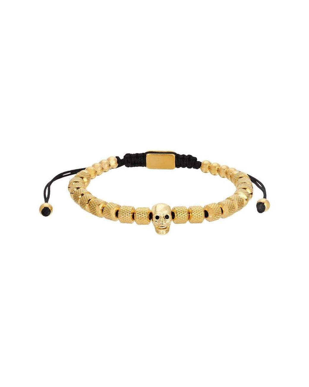 Eye Candy LA Metallic Lucas Skull 3pc Stackable Bracelet Set
