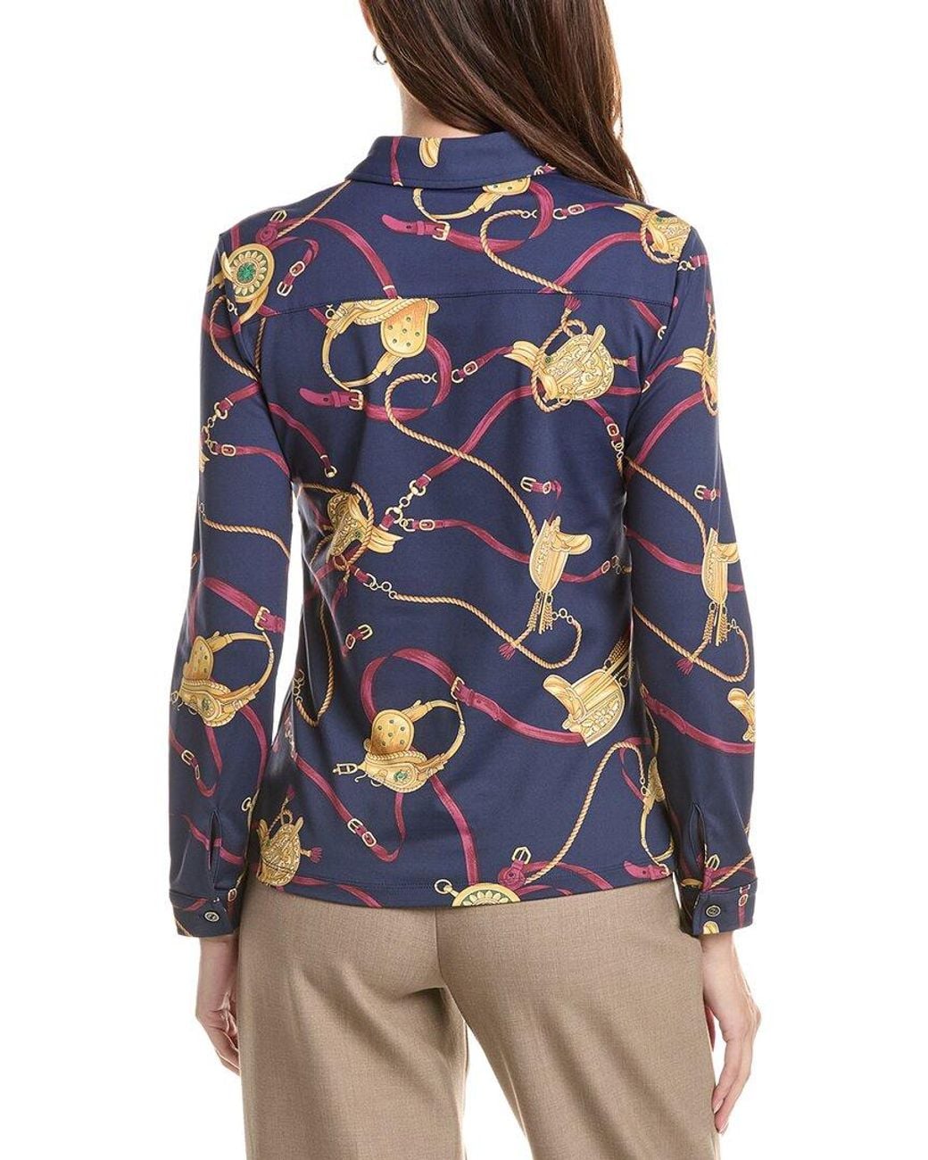 J.McLaughlin Blue Betty Top