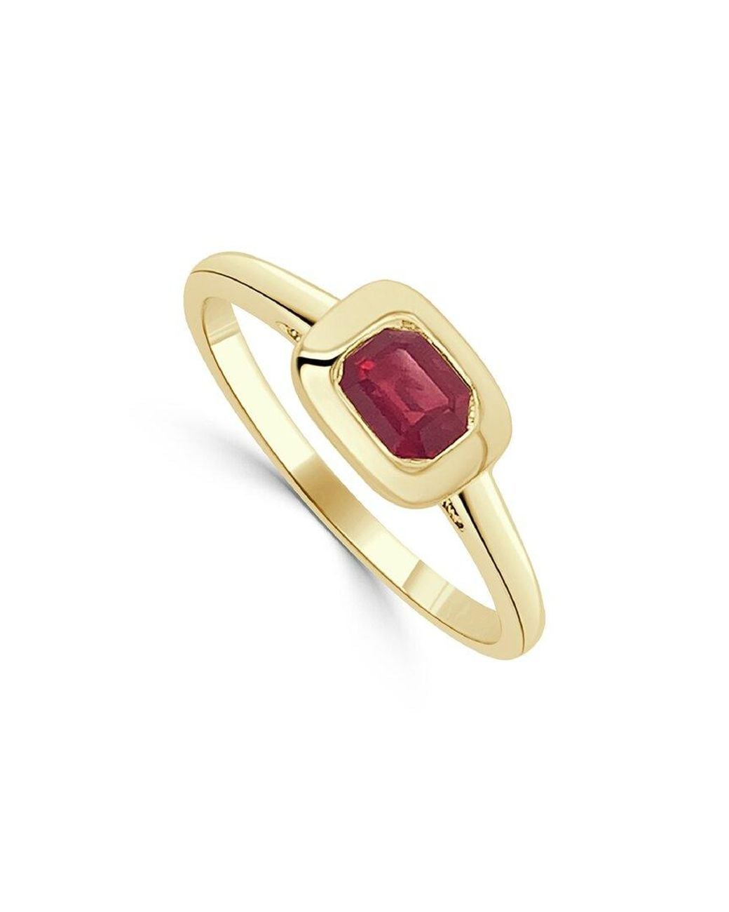 Sabrina Designs White 14k 0.65 Ct. Tw. Ruby Ring