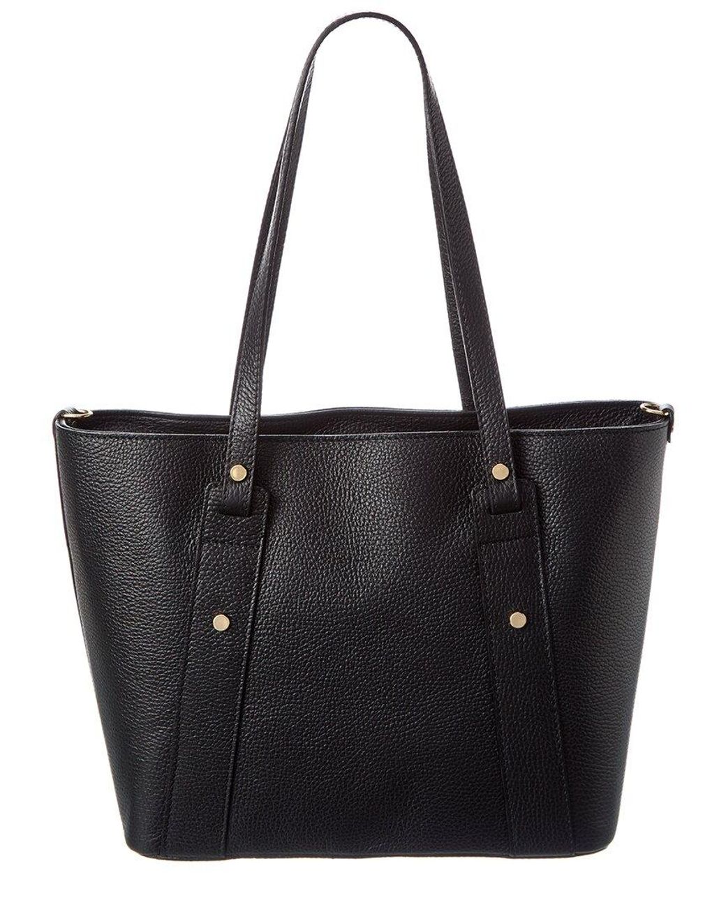 Persaman New York Amiee Leather Tote in Black | Lyst