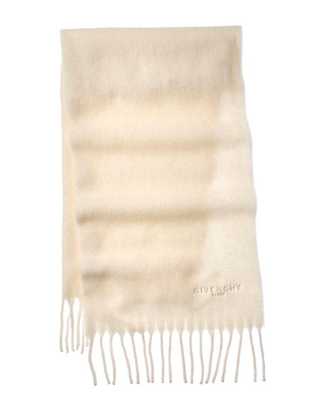 Givenchy Natural Alpaca & Wool-Blend Scarf