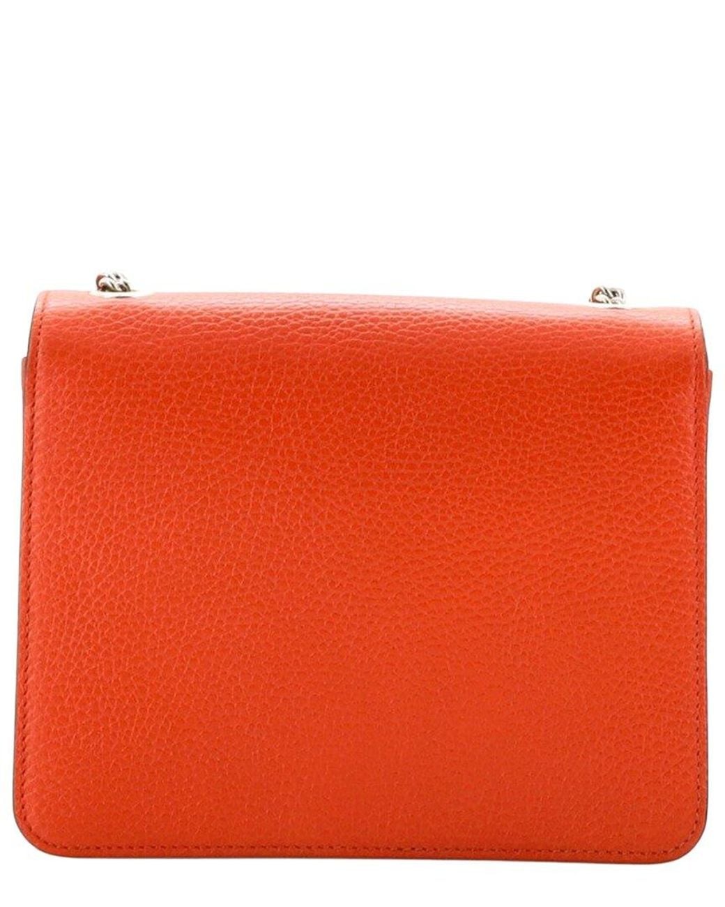 Gucci Red Leather Interlocking Shoulder Bag Small (Authentic Pre-Loved)