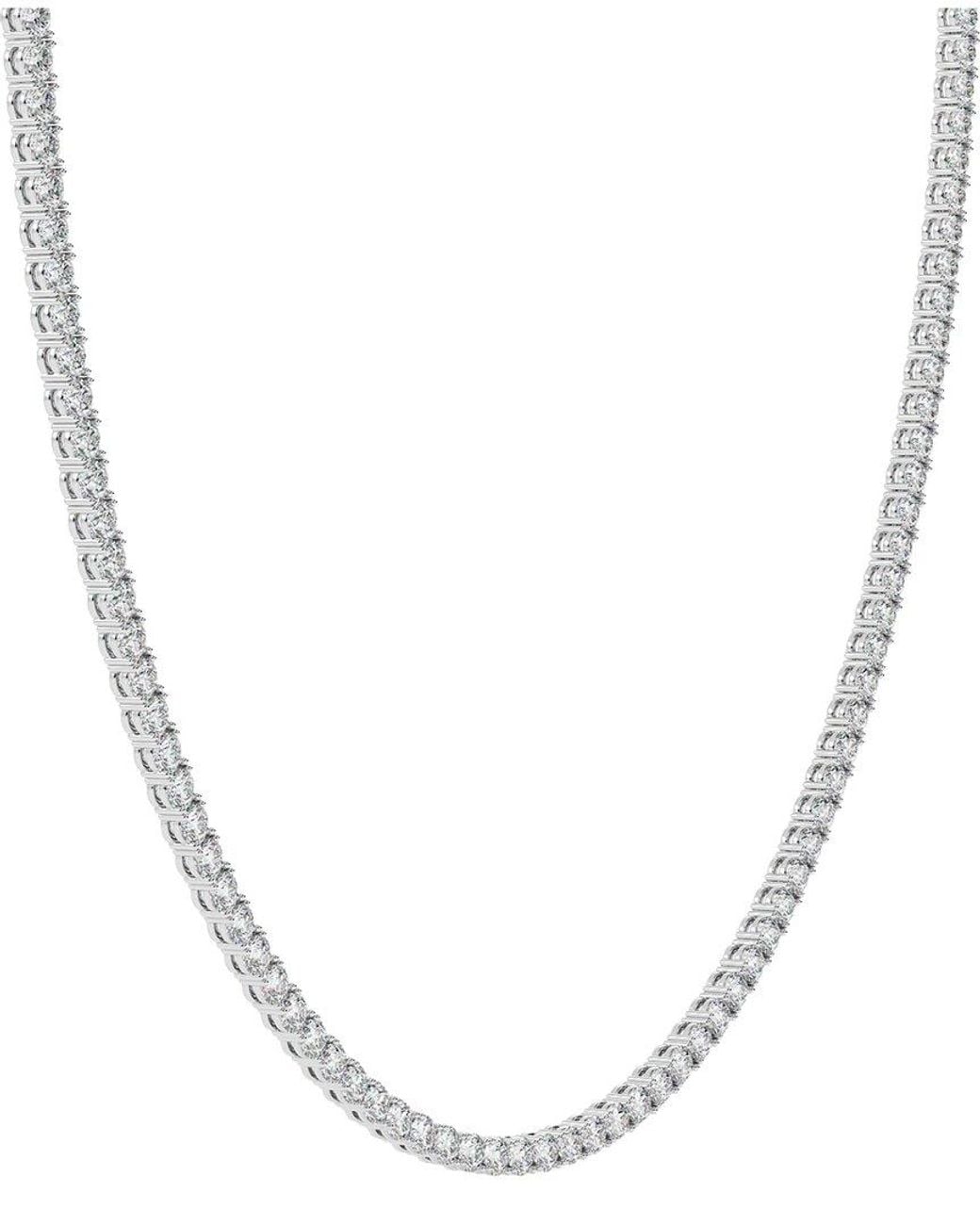 Diamond Select Cuts White 14K 20.00 Ct. Tw. Diamond Pendant Necklace