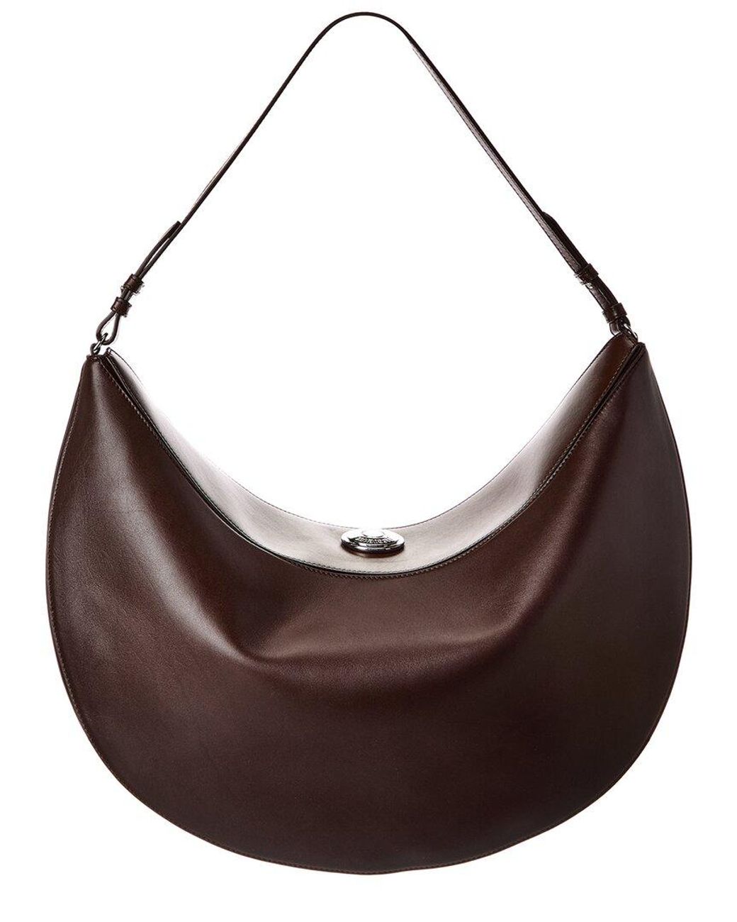 Jacquemus Brown Ovalo Leather Shoulder Bag