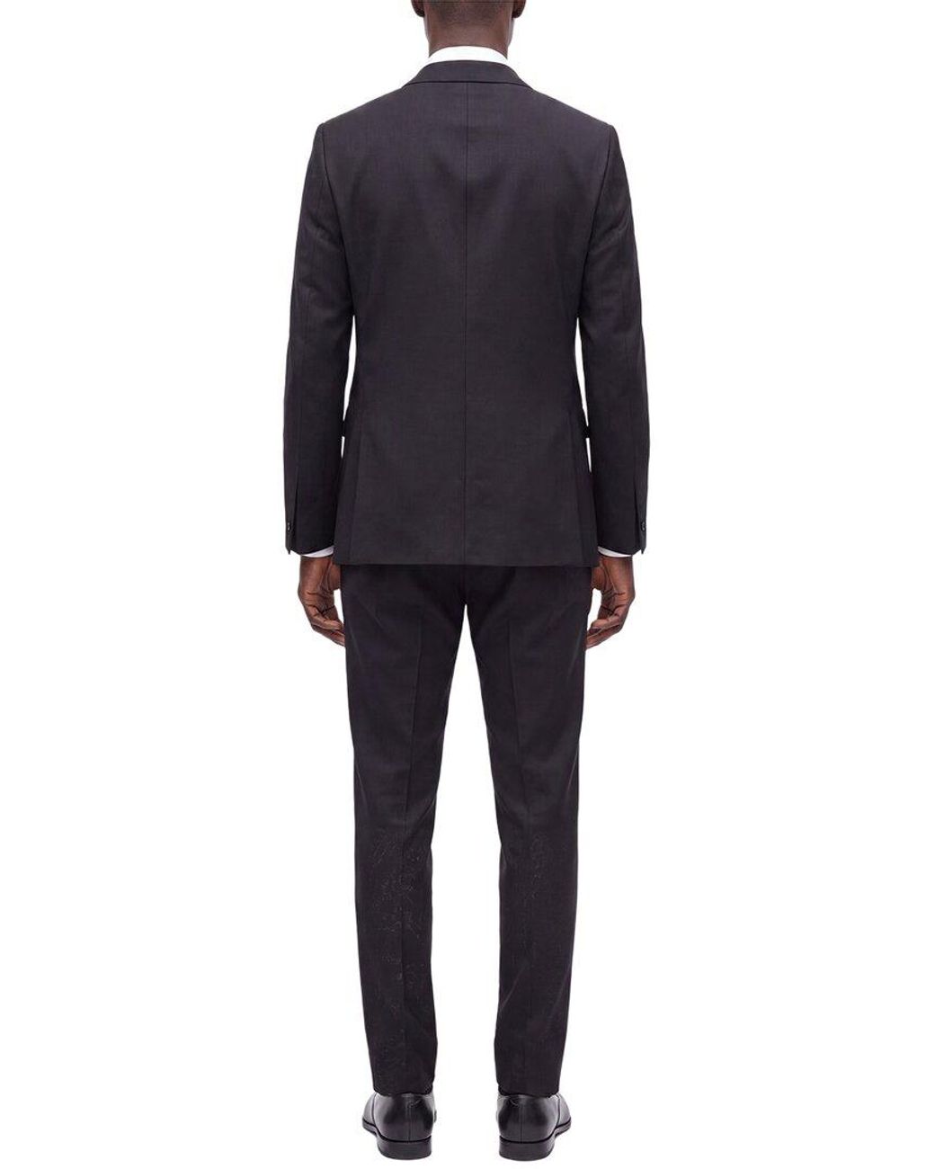 Kilgour Black 2Pc Wool & Mohair-Blend Suit for men