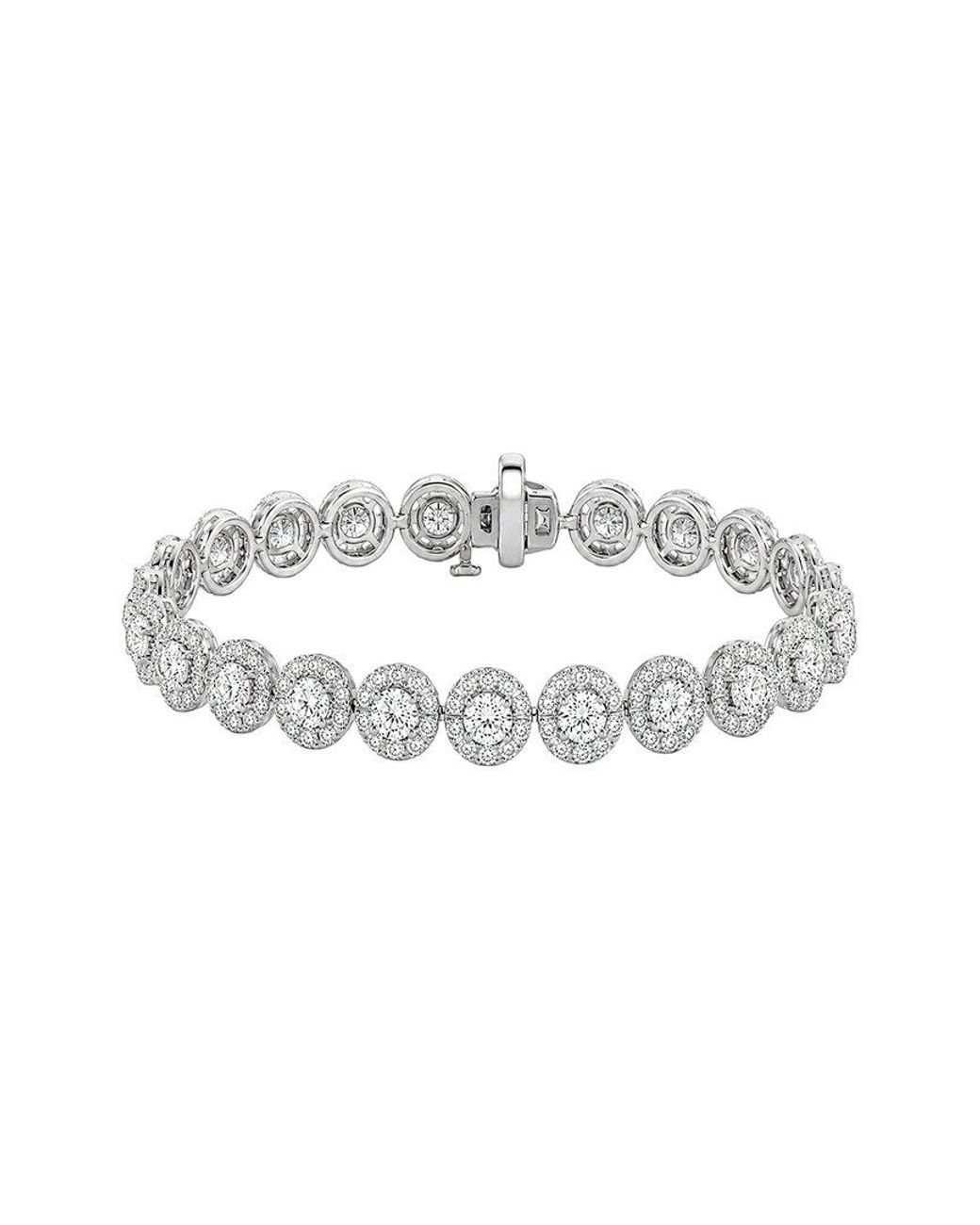 Lab Grown Diamonds White 14K 11.00 Ct. Tw. Lab-Grown Diamond Fashion Bracelet