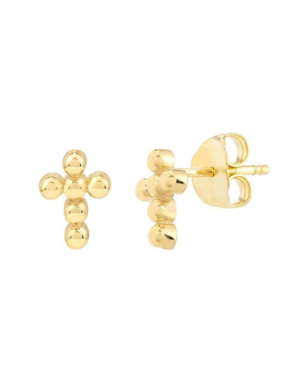 HAWLEY ST Metallic 14K Religious Earrings