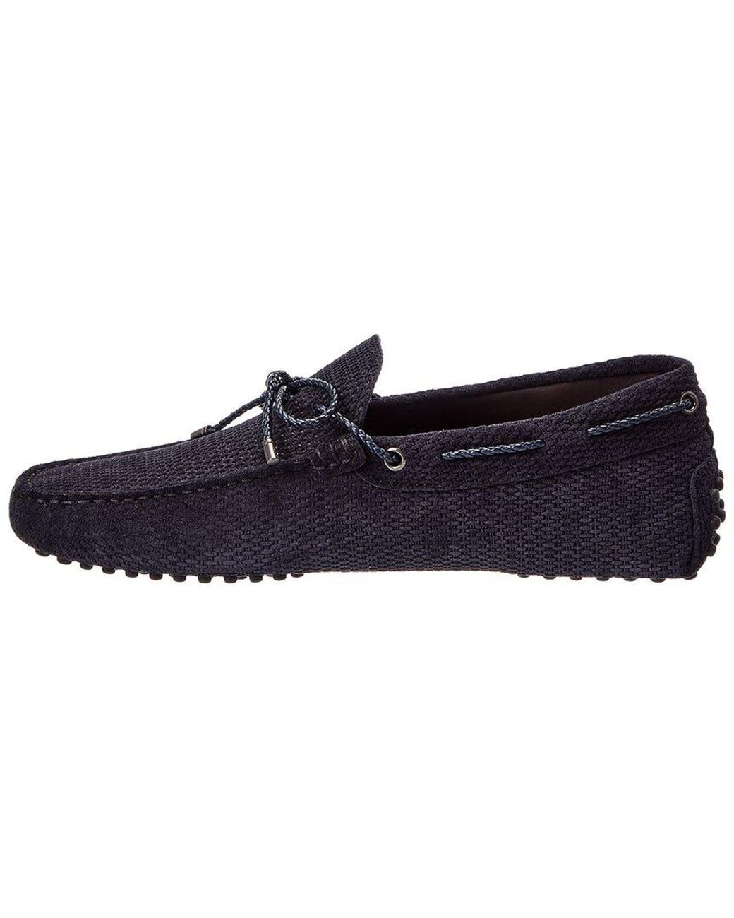 Tod's Blue Suede Driver for men