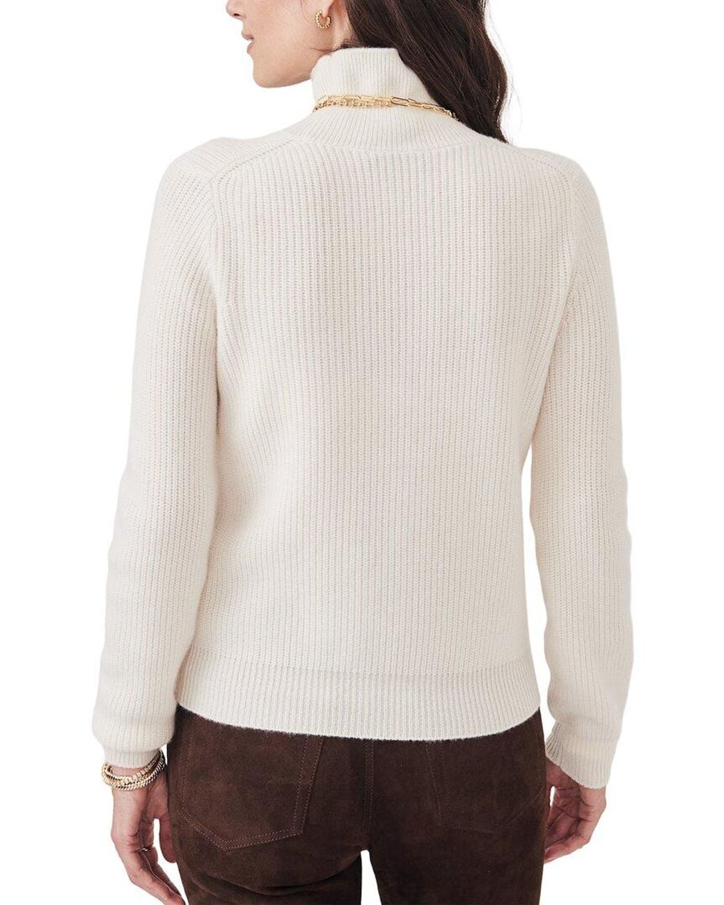 J.McLaughlin White Amelia Sweater