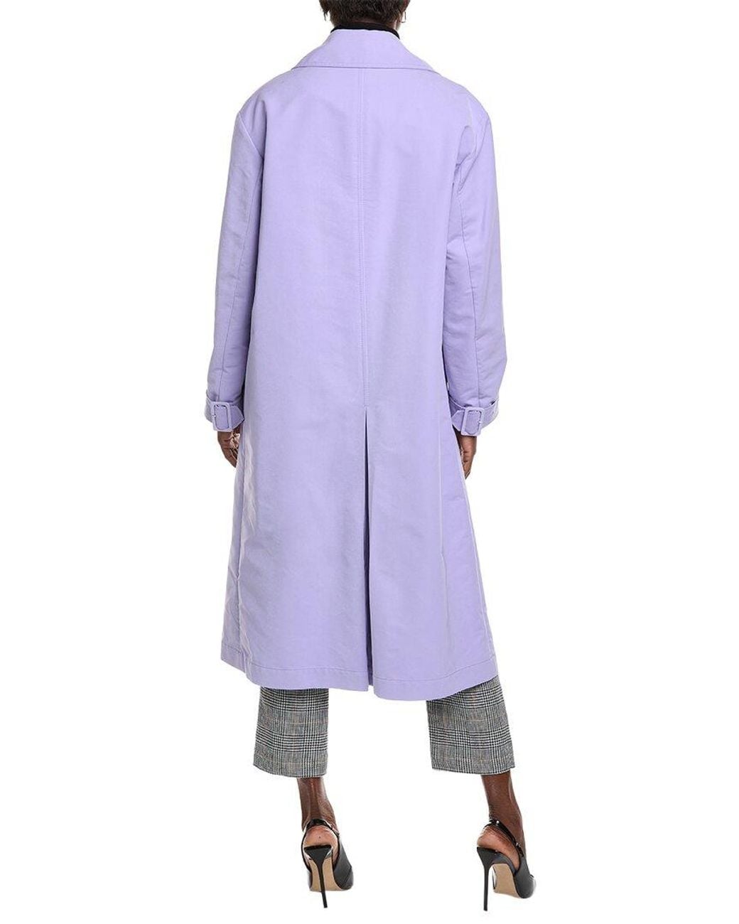 Boss Purple Cadeta Trench Coat