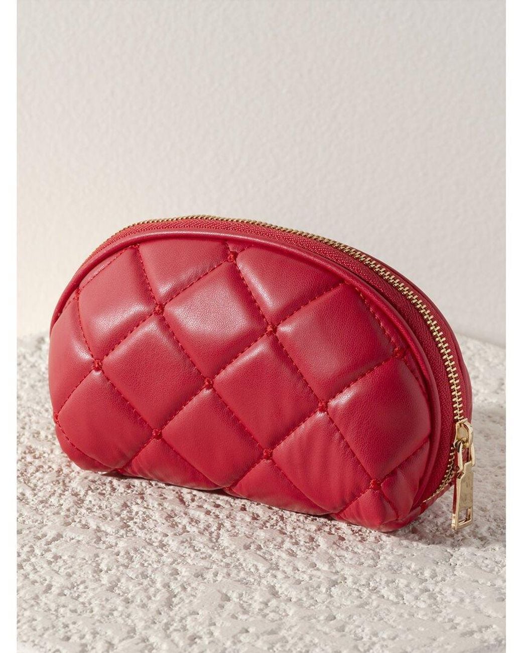 Shiraleah Red Mademoiselle Zip Pouch