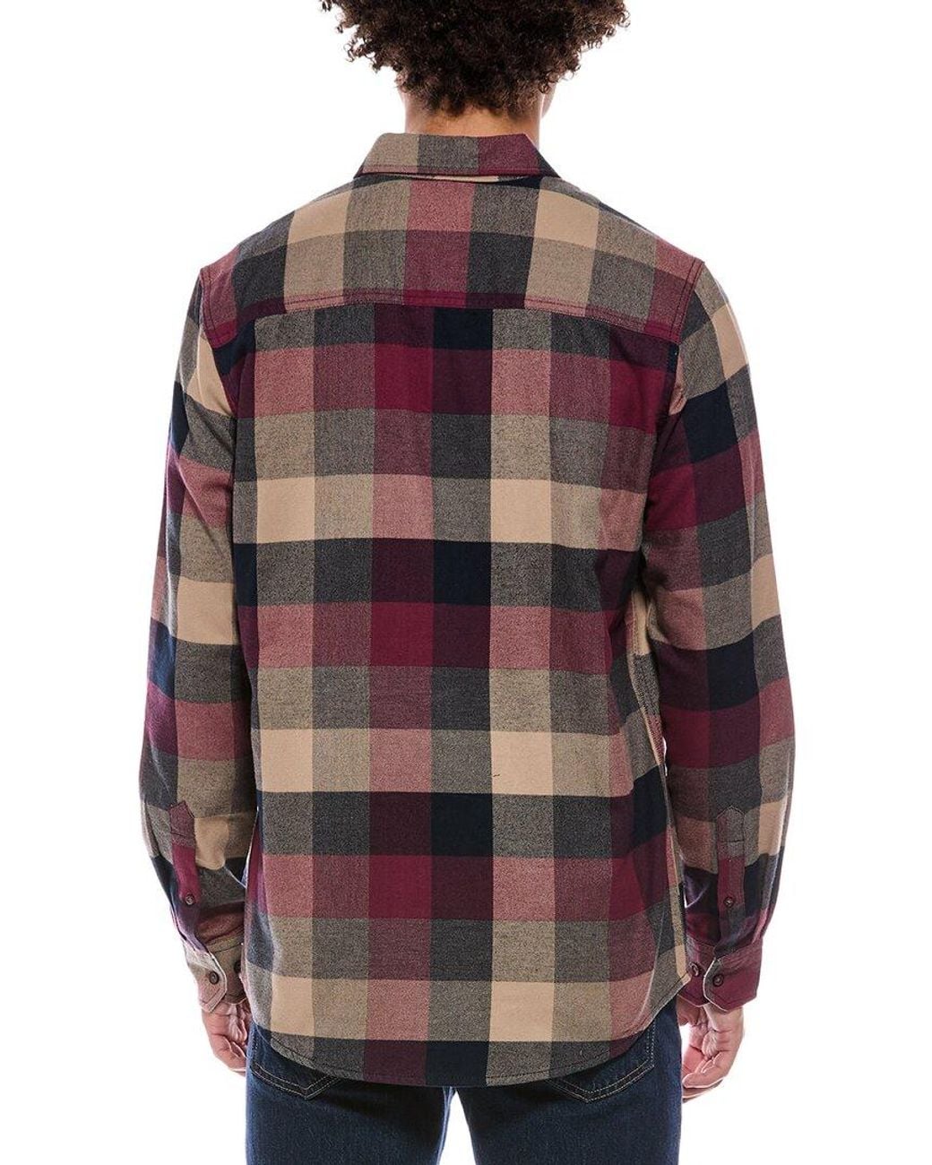 Point Zero Red Semi Fit Shirt for men