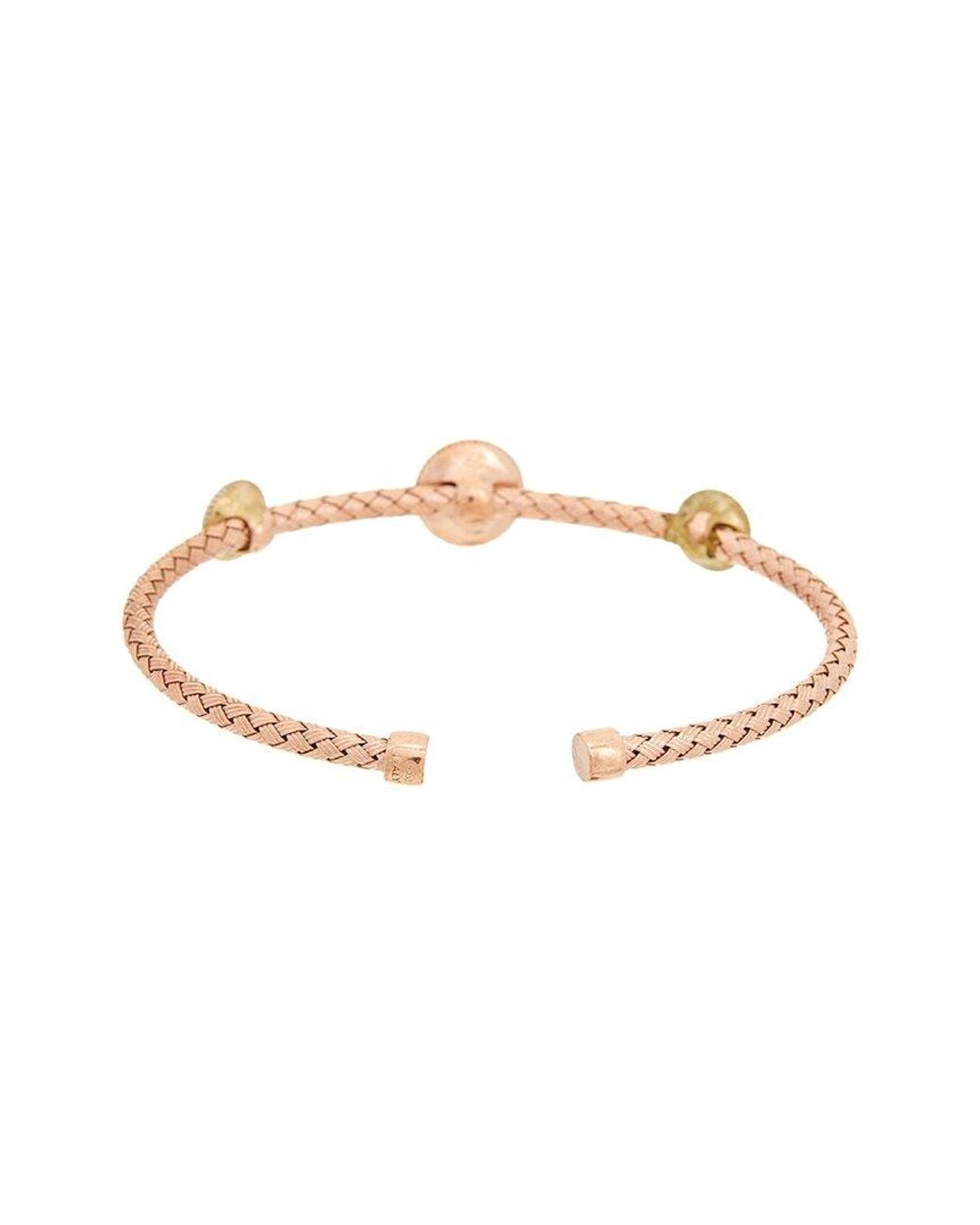 Meshmerise White 18K Over 0.15 Ct. Tw. Diamond Bracelet