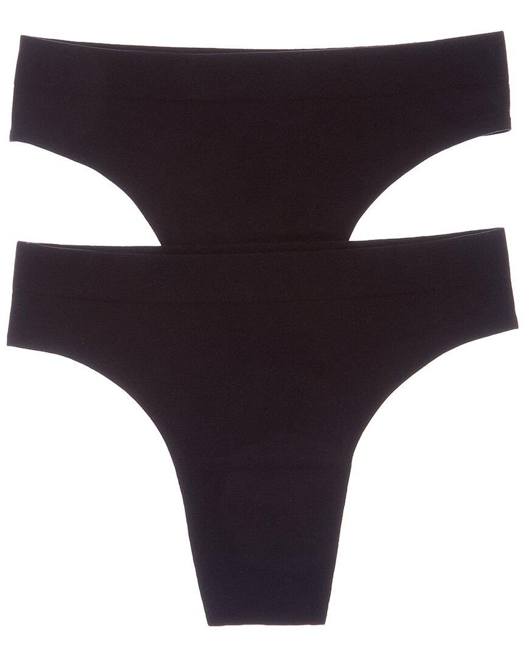 Commando Commando Set Of 2 Ballet Body Thong Panty in Black | Lyst UK