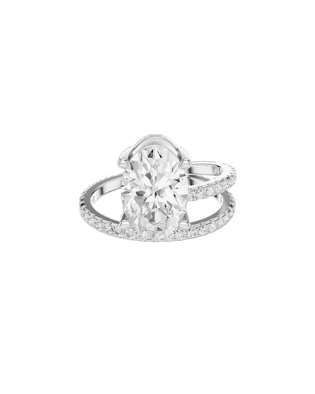 Amairah White 14K 3.50 Ct. Tw. Lab-Grown Diamond Engagement Ring