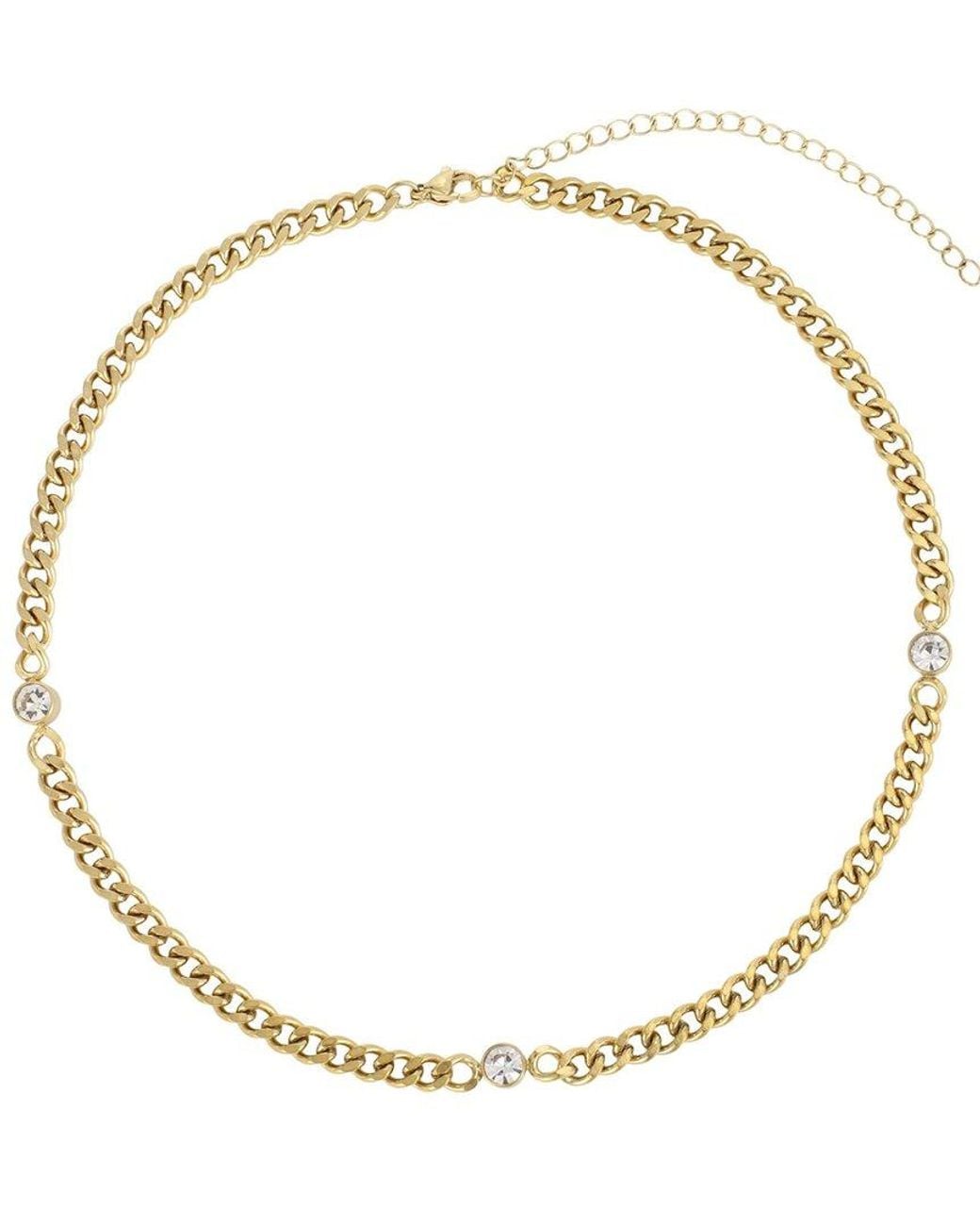 Adornia Metallic 18K Plated Stainless Steel Necklace