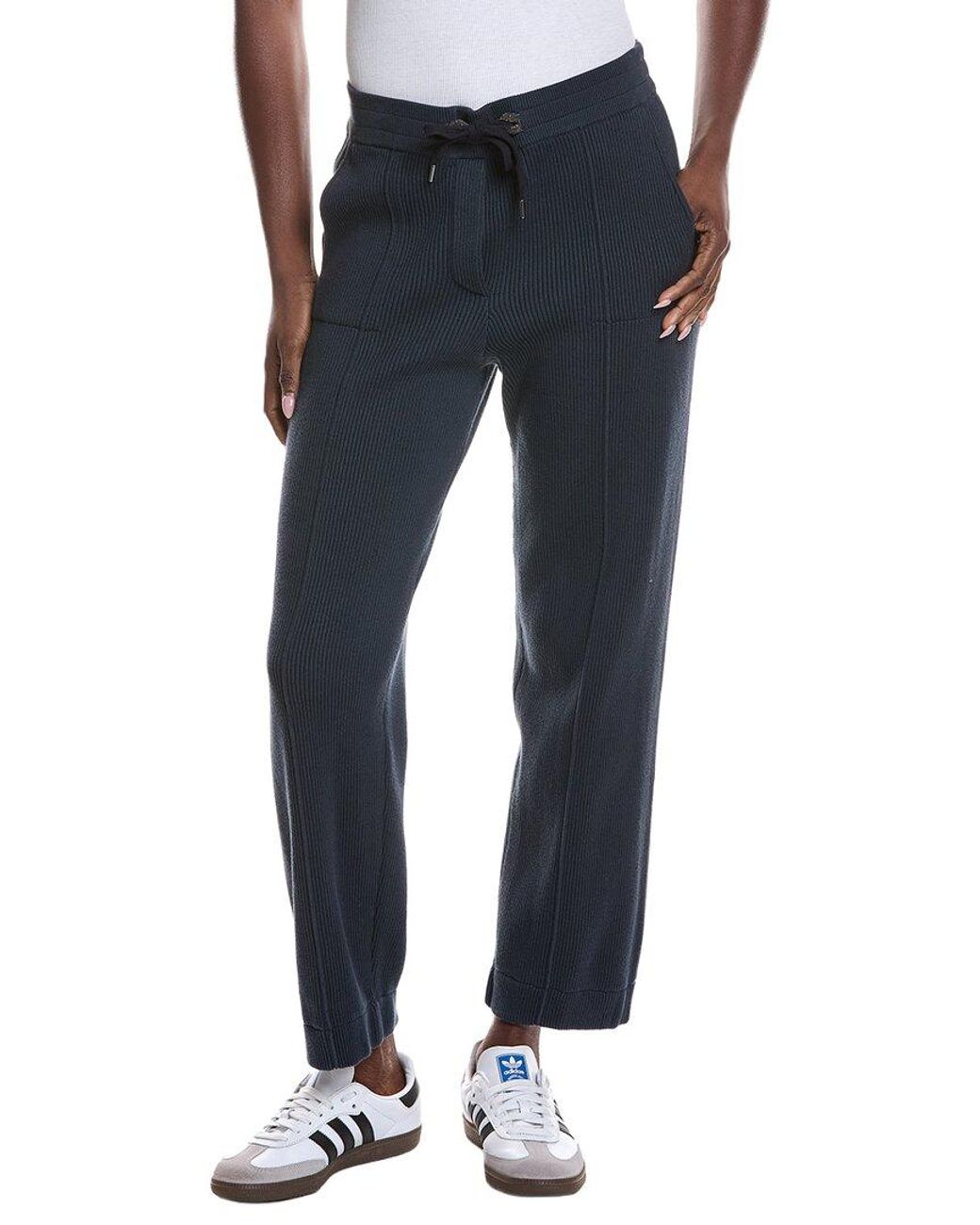 Brunello Cucinelli Blue Ribbed Pant