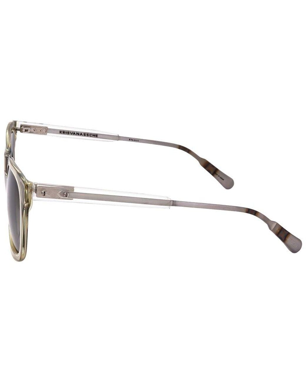 Linda Farrow Metallic Kva61L 49Mm Sunglasses