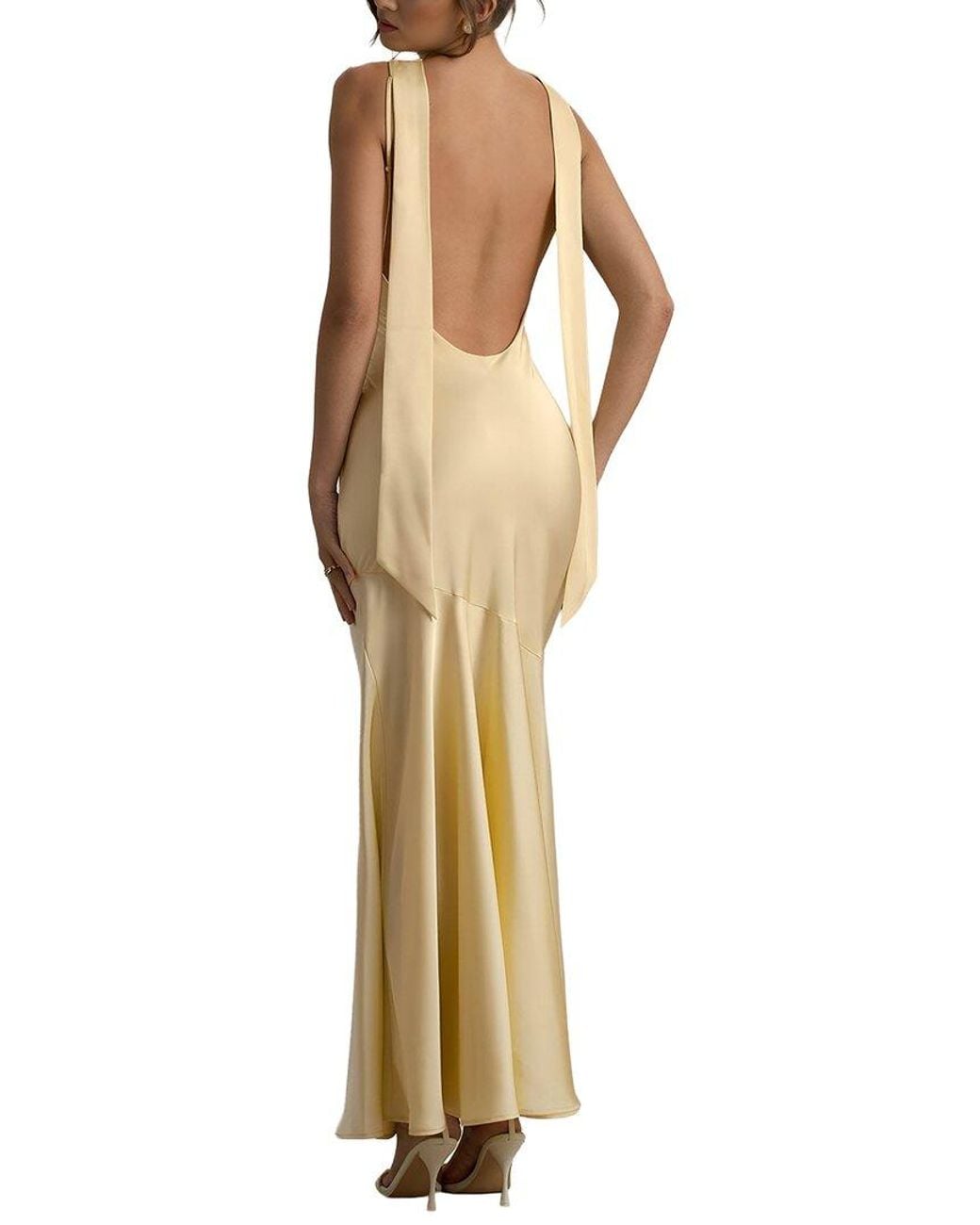 LOEY Metallic Maxi Dress