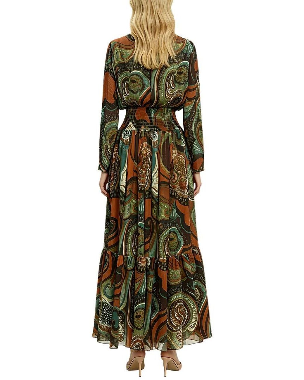 Olivia Taylor Green Maxi Dress