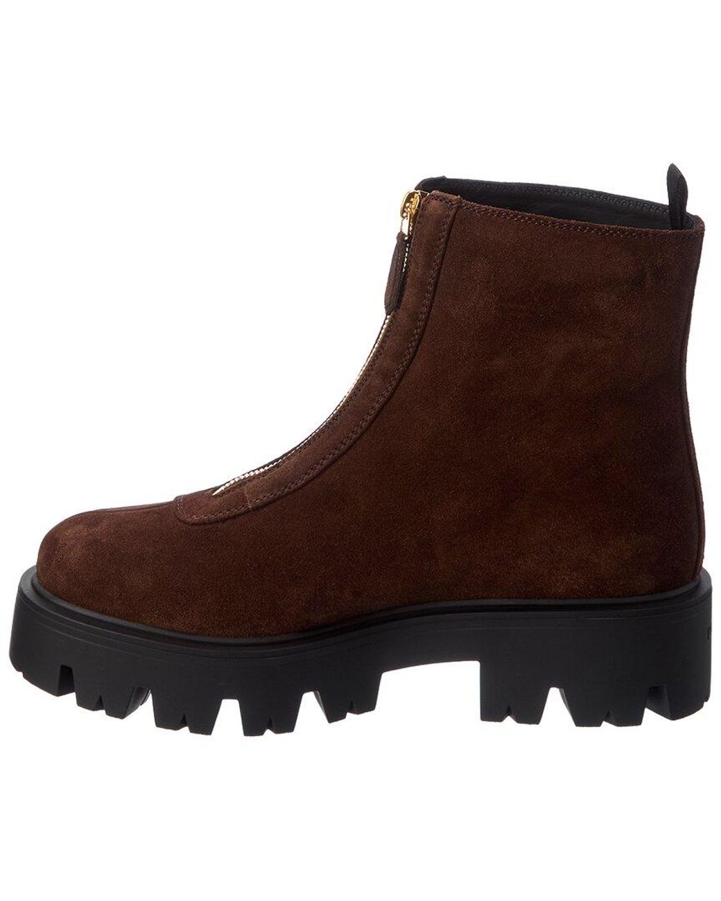 Prada Brown Suede Boot