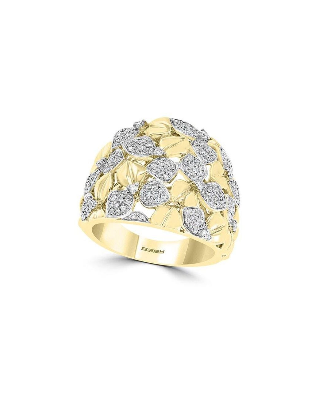 Effy Fine Jewelry Metallic 14K 0.70 Ct. Tw. Diamond Ring