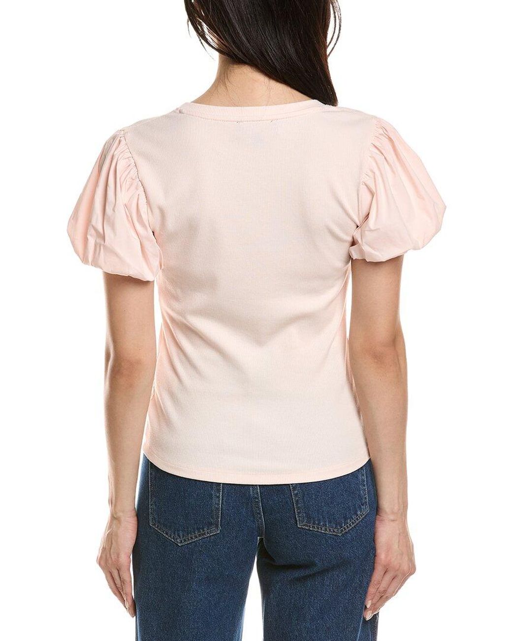 Truth Blue Puff Sleeve Top
