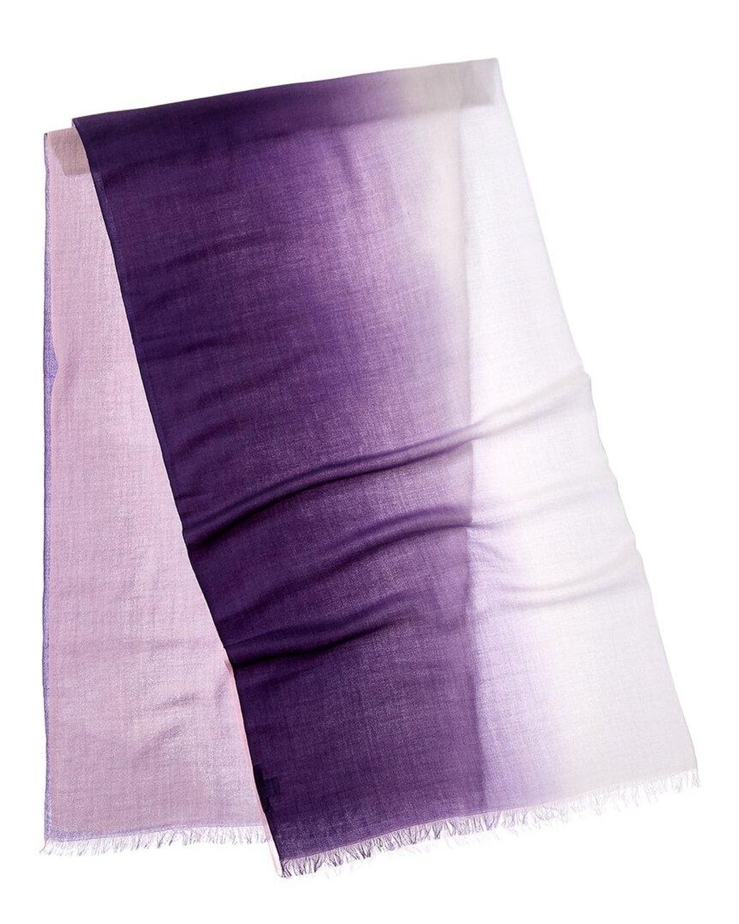 Sofiacashmere Purple Sofiacashmere Ombre Cashmere Wrap