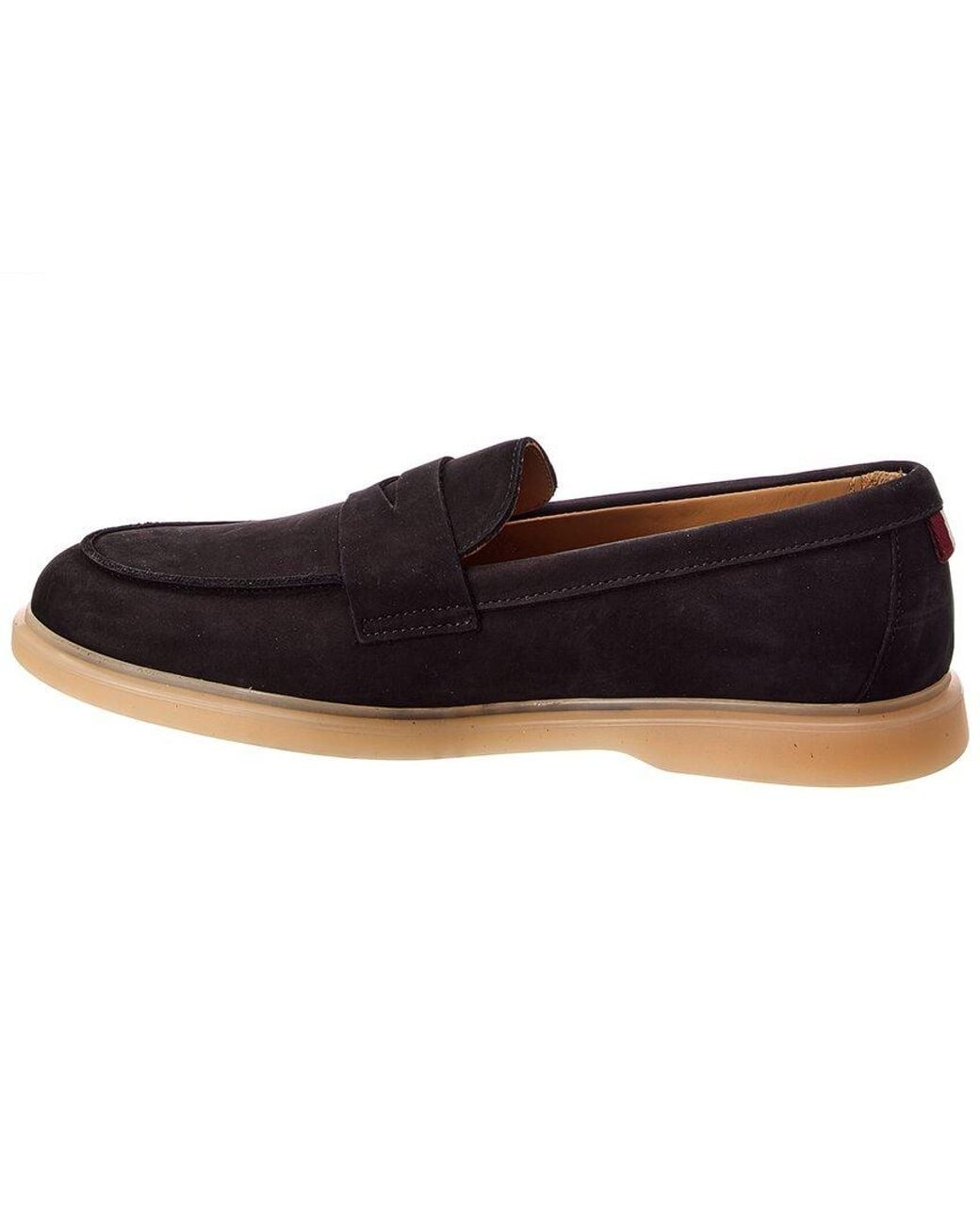 Bally Blue Webby Leather Loafer