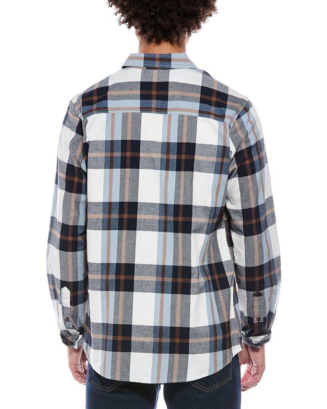 Point Zero Blue Semi Fit Shirt for men